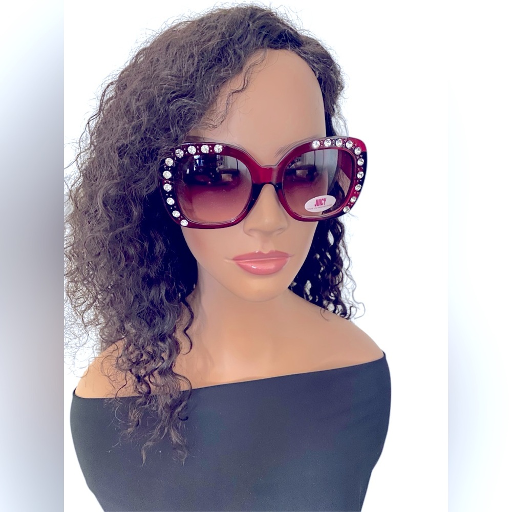 Juicy Couture rhinestone embellished sunglasses